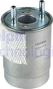 Delphi HDF669 - Degvielas filtrs www.autospares.lv