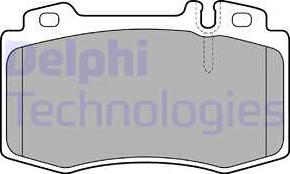 Delphi LP1828 - Bremžu uzliku kompl., Disku bremzes www.autospares.lv