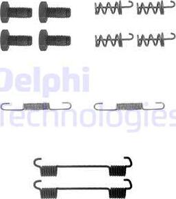 Delphi LY1104 - Piederumu komplekts, Stāvbremzes mehānisma bremžu loks www.autospares.lv