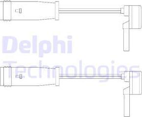 Delphi LZ0153 - Indikators, Bremžu uzliku nodilums www.autospares.lv