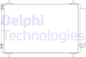 Delphi TSP0225677 - Kondensators, Gaisa kond. sistēma www.autospares.lv