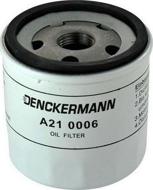 Denckermann A210006 - Eļļas filtrs www.autospares.lv