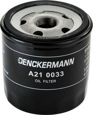 Denckermann A210033 - Eļļas filtrs www.autospares.lv