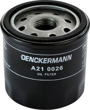 Denckermann A210026 - Eļļas filtrs www.autospares.lv