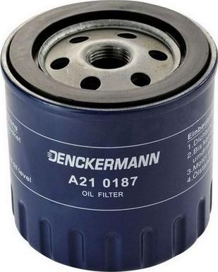 Denckermann A210187 - Eļļas filtrs www.autospares.lv