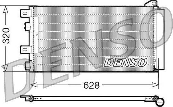Denso DCN05101 - Kondensators, Gaisa kond. sistēma www.autospares.lv