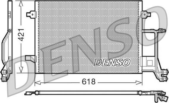 Denso DCN02013 - Kondensators, Gaisa kond. sistēma www.autospares.lv