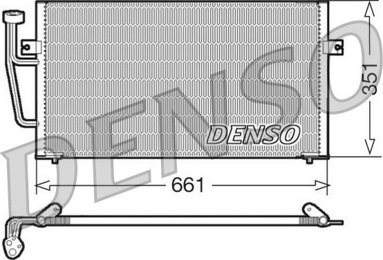 Denso DCN33008 - Kondensators, Gaisa kond. sistēma www.autospares.lv