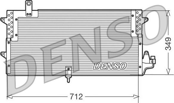 Denso DCN32006 - Kondensators, Gaisa kond. sistēma www.autospares.lv