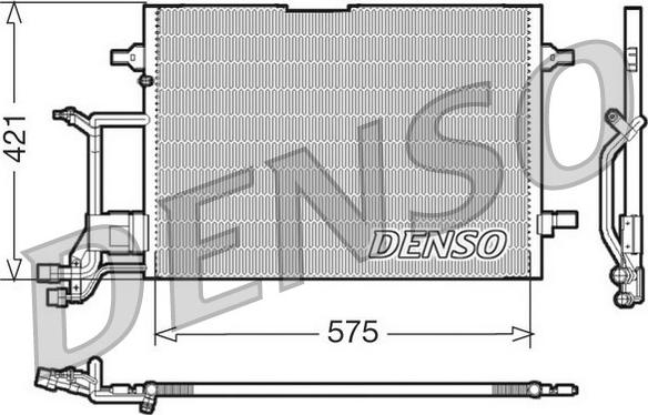 Denso DCN32016 - Kondensators, Gaisa kond. sistēma www.autospares.lv