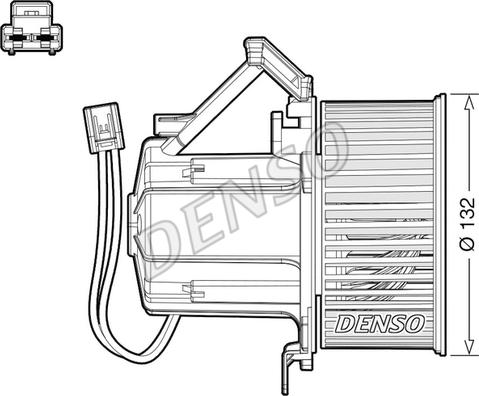 Denso DEA02008 - Salona ventilators www.autospares.lv