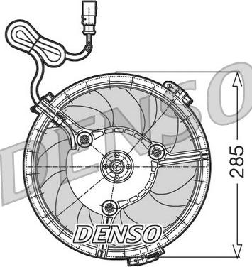 Denso DER02005 - Ventilators, Motora dzesēšanas sistēma www.autospares.lv