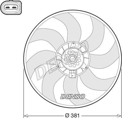 Denso DER02006 - Ventilators, Motora dzesēšanas sistēma www.autospares.lv