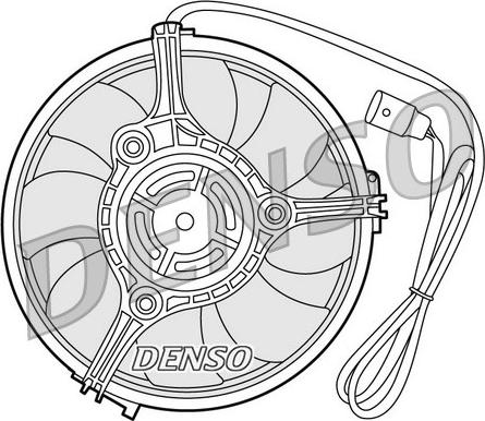 Denso DER02001 - Ventilators, Motora dzesēšanas sistēma www.autospares.lv