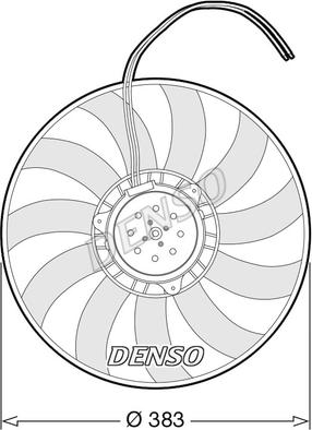 Denso DER02007 - Ventilators, Motora dzesēšanas sistēma www.autospares.lv