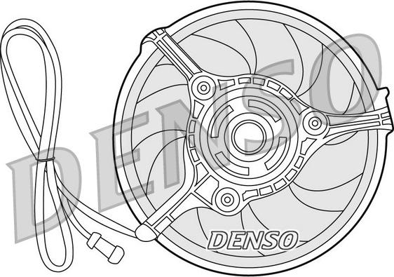 Denso DER32008 - Ventilators, Motora dzesēšanas sistēma www.autospares.lv