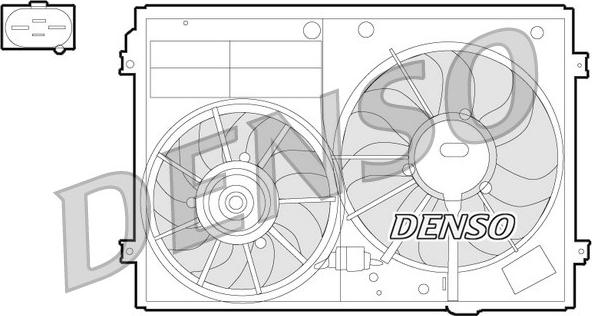 Denso DER32012 - Ventilators, Motora dzesēšanas sistēma www.autospares.lv