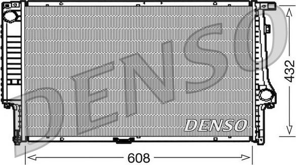 Denso DRM05061 - Radiators, Motora dzesēšanas sistēma www.autospares.lv