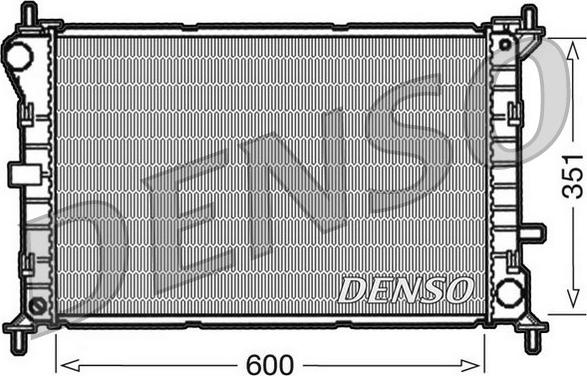 Denso DRM10051 - Radiators, Motora dzesēšanas sistēma www.autospares.lv