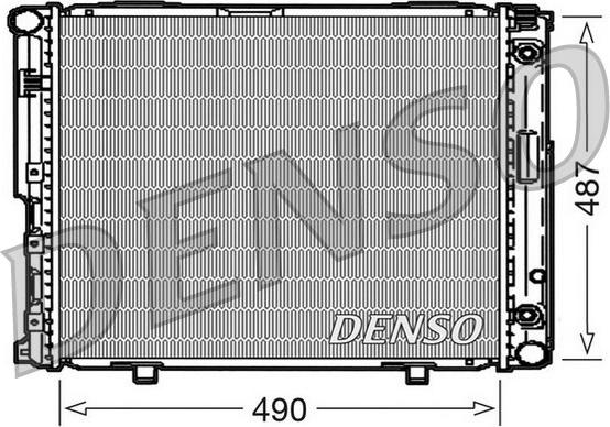 Denso DRM17004 - Radiators, Motora dzesēšanas sistēma www.autospares.lv