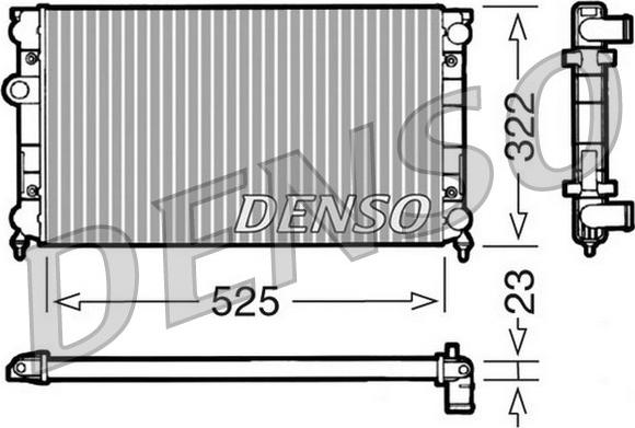 Denso DRM32006 - Radiators, Motora dzesēšanas sistēma www.autospares.lv