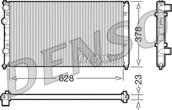 Denso DRM32035 - Radiators, Motora dzesēšanas sistēma www.autospares.lv