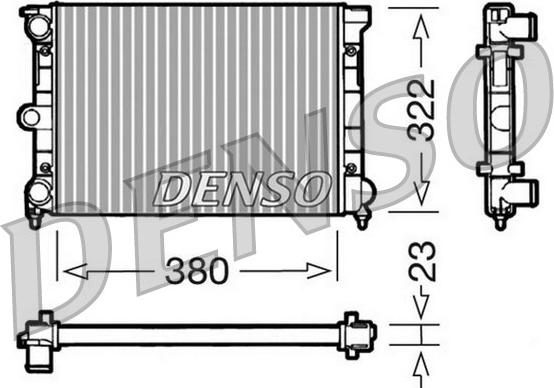 Denso DRM32032 - Radiators, Motora dzesēšanas sistēma www.autospares.lv