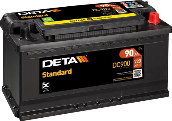 DETA DC900 - Startera akumulatoru baterija www.autospares.lv