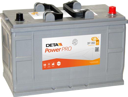 DETA DF1202 - Startera akumulatoru baterija www.autospares.lv
