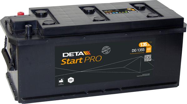 DETA DG1355 - Startera akumulatoru baterija www.autospares.lv