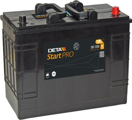 DETA DG1250 - Startera akumulatoru baterija www.autospares.lv