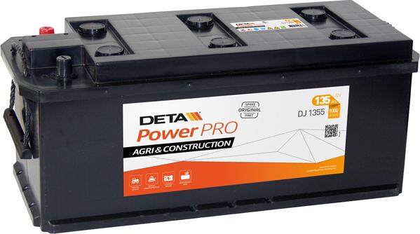 DETA DJ1355 - Startera akumulatoru baterija www.autospares.lv
