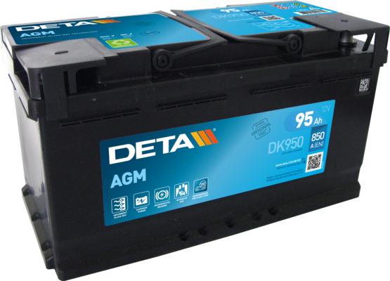 DETA DK950 - Startera akumulatoru baterija www.autospares.lv