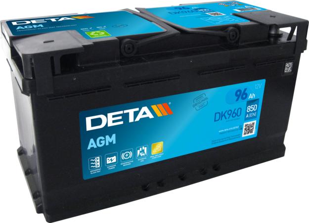 DETA DK960 - Startera akumulatoru baterija www.autospares.lv