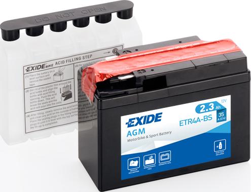DETA ETR4A-BS - Startera akumulatoru baterija www.autospares.lv