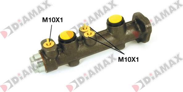 Diamax N04338 - Galvenais bremžu cilindrs www.autospares.lv
