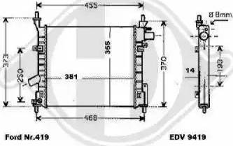 Diederichs 8146006 - Radiators, Motora dzesēšanas sistēma www.autospares.lv