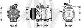 Diederichs DCK1206 - Kompresors, Gaisa kond. sistēma www.autospares.lv