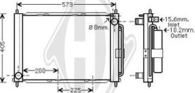 Diederichs DCM3845 - Radiators, Motora dzesēšanas sistēma www.autospares.lv
