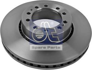 DT Spare Parts 6.61035 - Bremžu diski www.autospares.lv