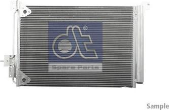 DT Spare Parts 7.74021 - Kondensators, Gaisa kond. sistēma www.autospares.lv