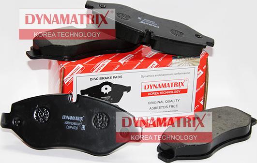 Dynamatrix DBP4036 - Bremžu uzliku kompl., Disku bremzes www.autospares.lv