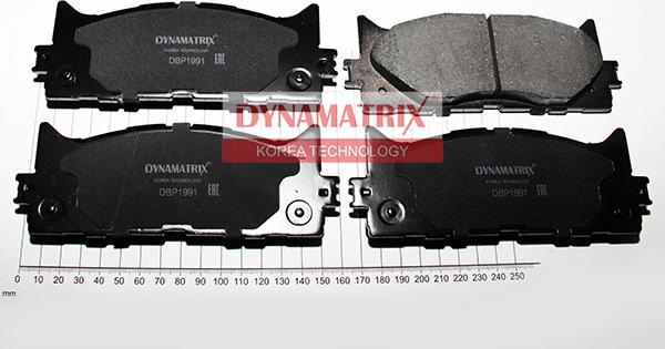 Dynamatrix DBP1991 - Bremžu uzliku kompl., Disku bremzes www.autospares.lv