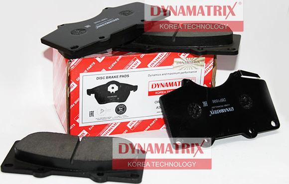 Dynamatrix DBP1698 - Bremžu uzliku kompl., Disku bremzes www.autospares.lv