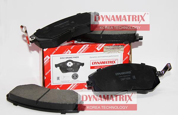 Dynamatrix DBP1639 - Bremžu uzliku kompl., Disku bremzes www.autospares.lv