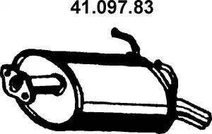 Eberspächer 41.097.83 - Izplūdes gāzu trokšņa slāpētājs (pēdējais) www.autospares.lv