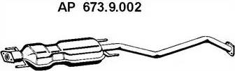 Eberspächer 673.9.002 - Vidējais izpl. gāzu trokšņa slāpētājs www.autospares.lv