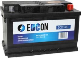 Edcon DC80740R - Startera akumulatoru baterija www.autospares.lv