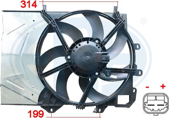 ERA 352043 - Ventilators, Motora dzesēšanas sistēma www.autospares.lv