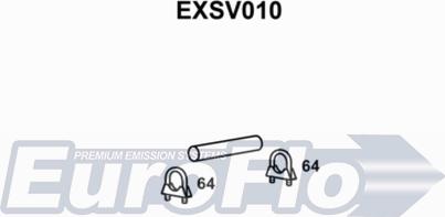 EuroFlo EXSV010 - Savienojošie elementi, Izplūdes gāzu sistēma www.autospares.lv
